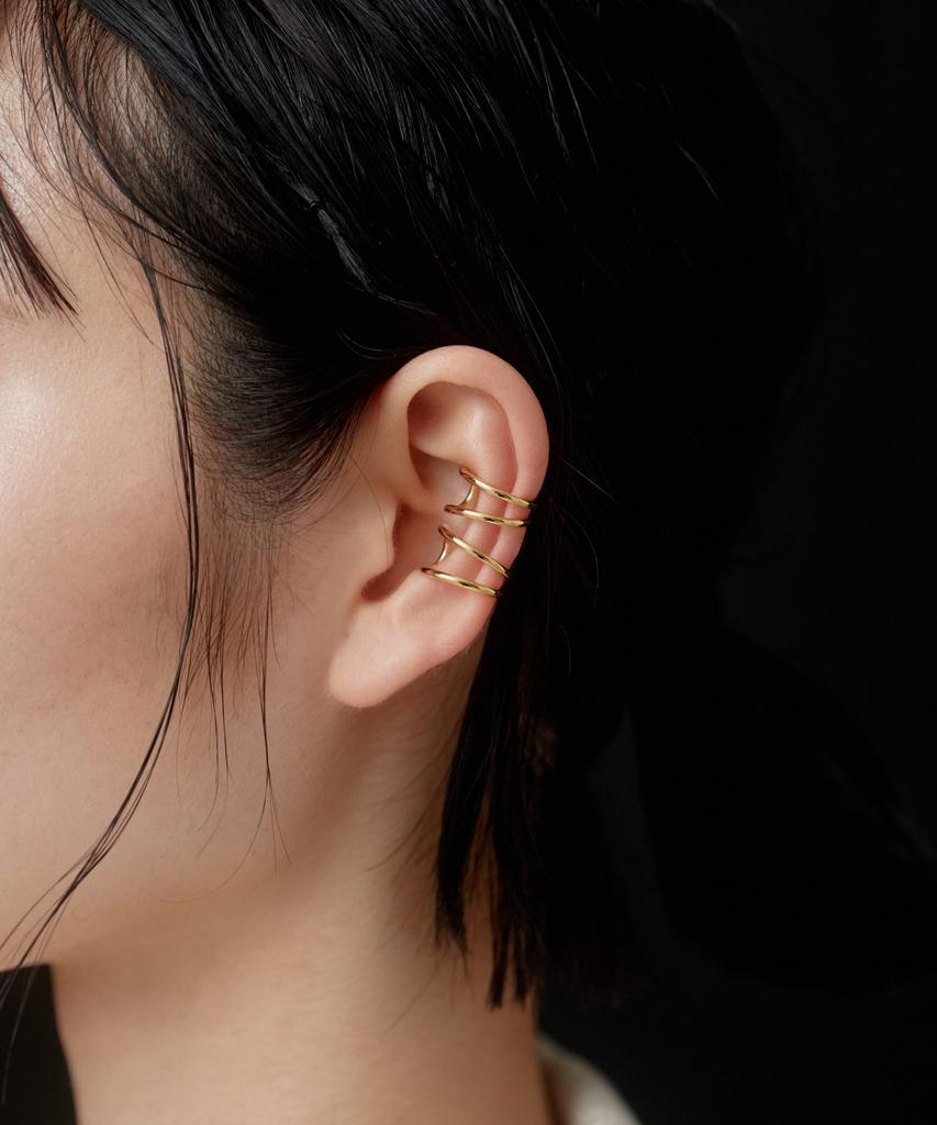 Novice Tokyo Loop Ear Cuff / Gold