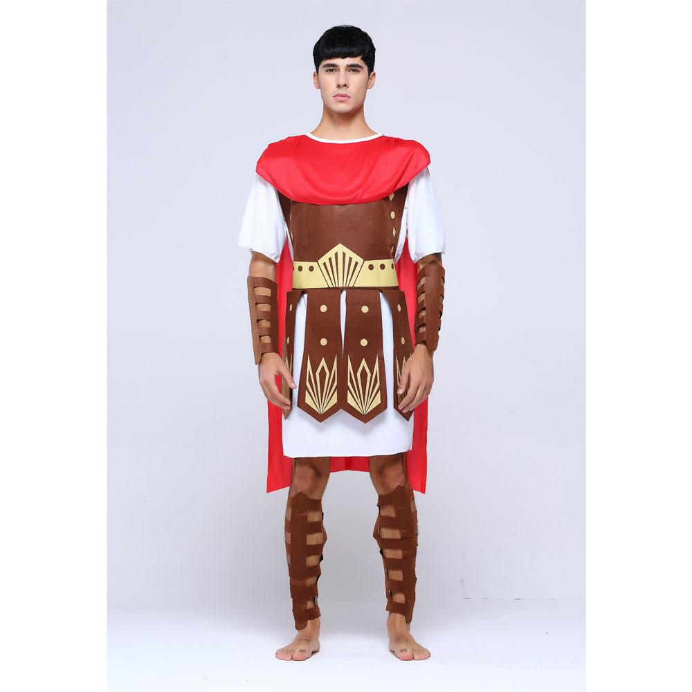 Disfraz de Guerrero Gladiador Greco Romano para Hombres Adultos Disfraces de Caballero Julio César Halloween Carnaval Mardi Gras Disfraz de Fantasía Umorden