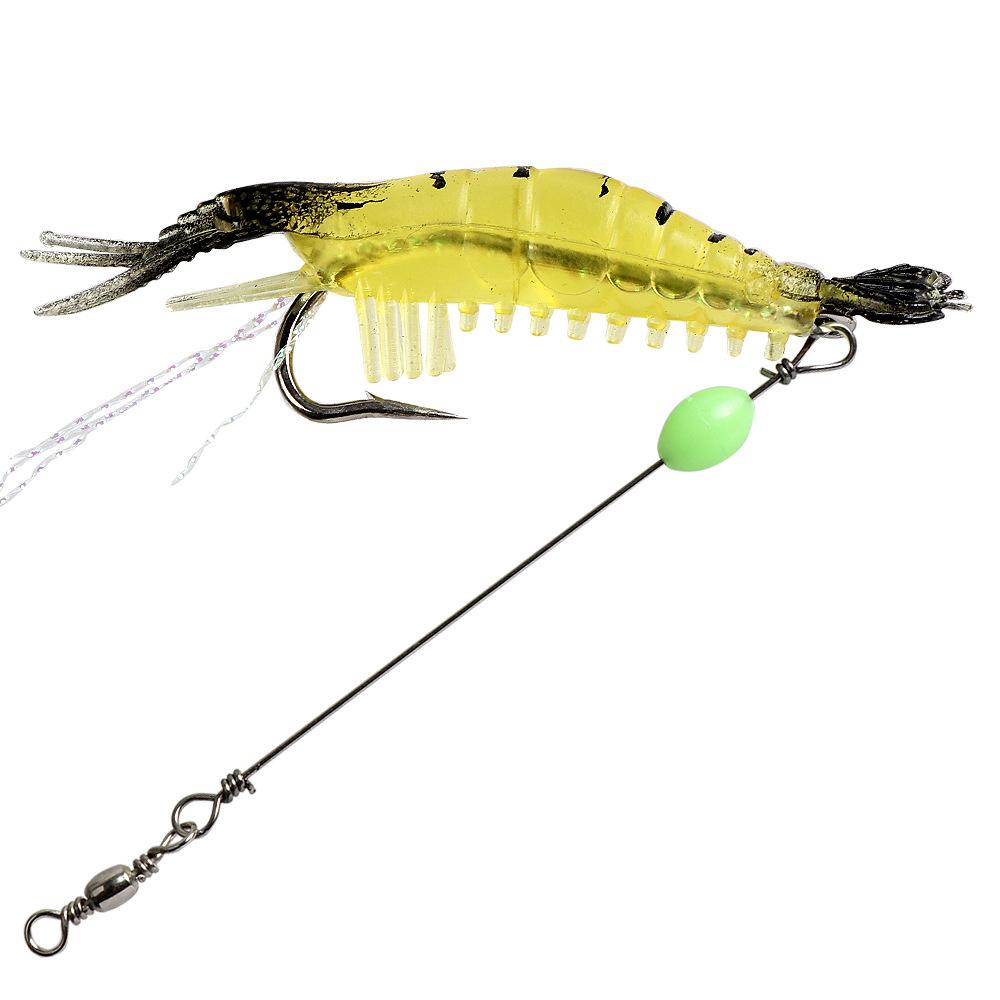 Lure Special Bionic Bait Luminous Shrimp9cm6gUniversal Fishing Lure Set with Hook for Bass, Snakehead, and Sunfish