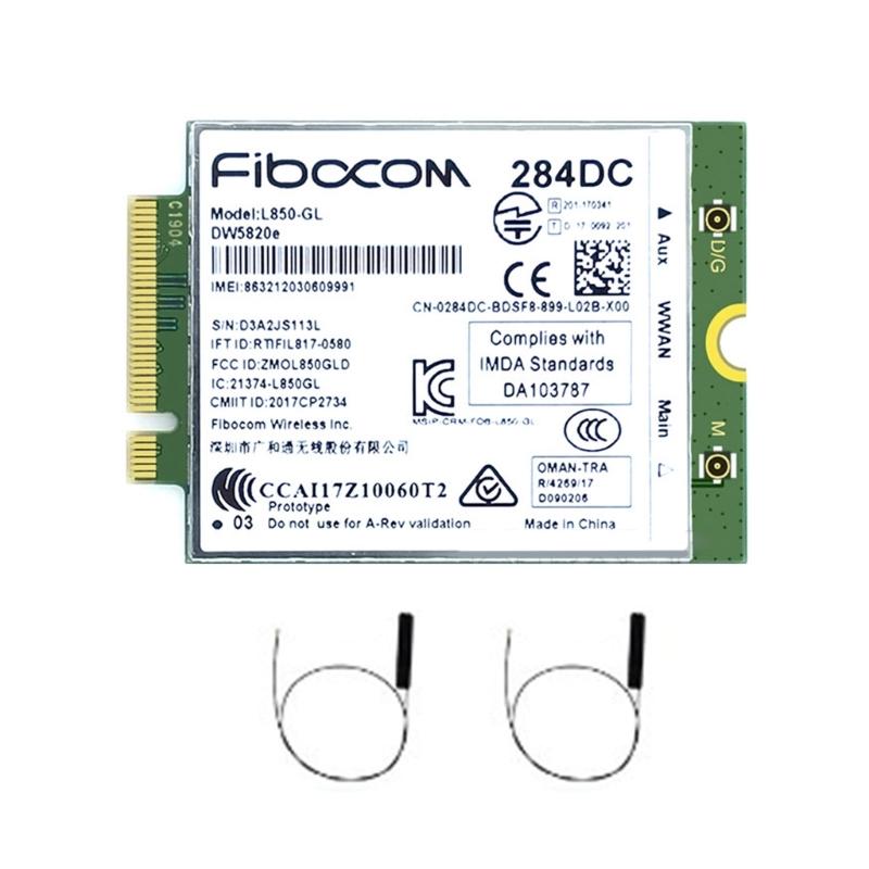 

DW5820e LTE/WCDMA 4G WWAN CARD MODULE 0284DC 284DC 284DC For Laptop 3540 5400 wwan