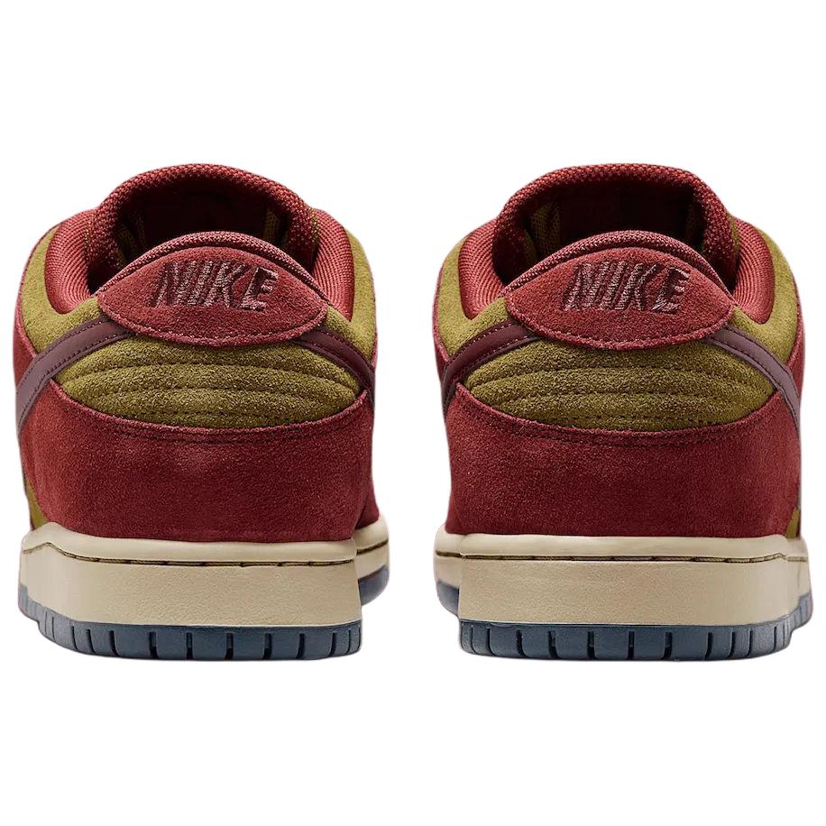 New Nike Dunk SB Anti Slip Wear Resistant Low Top Skateboard Shoes Unisex Red Beige HQ1625-600