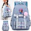 Cute Cartoon K-Pop Printed Large Capacity Backpack for Teenger Student Girl Boy Schoolbag Bookbag Kid Gift Women Waterproof Travel Bag Mochila