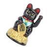 Electric Lucky Cats Sculpture Plastic Waving Cats Statue Decors For Home Office Car Dashboard Cultural Art Ornament
