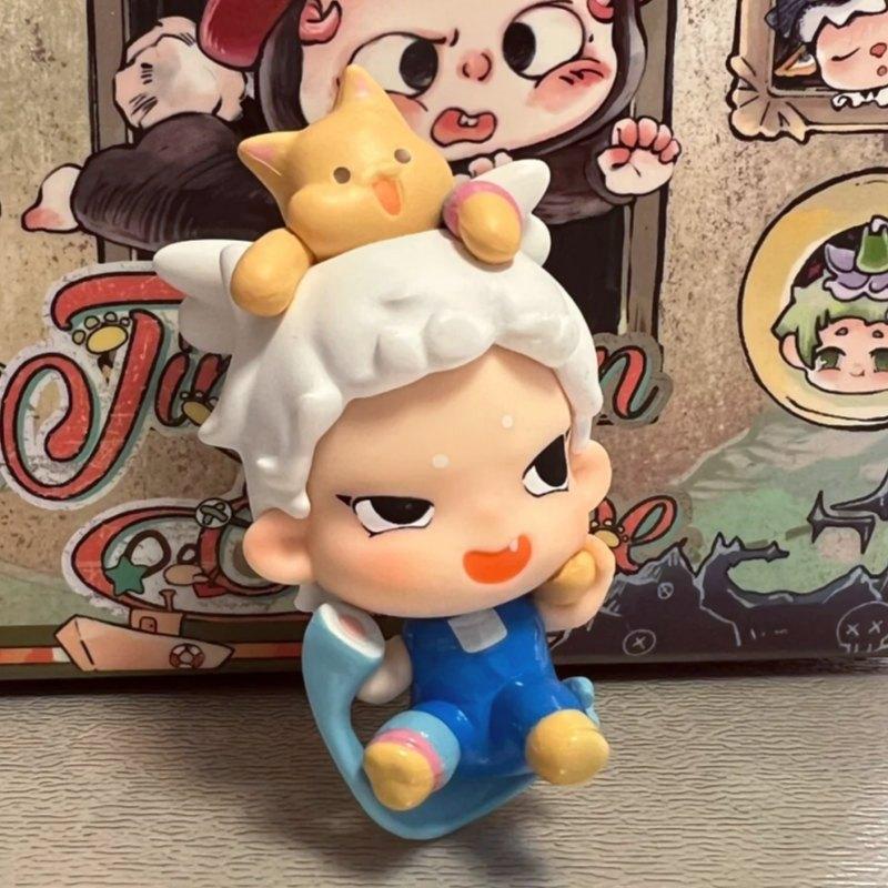 Heyone New Mini Lost Time Town Series Mini Cute Beans Trendy Action Figures Collectible Model Surprise Toy For Kids Adults Children's Birthday Gift