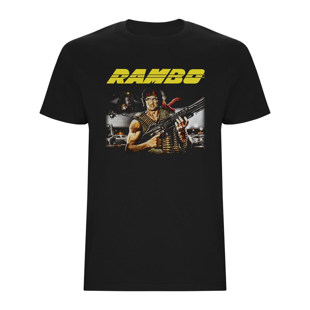 Classic Film and Television Works Retro Short-sleeved Fashion Printed Casual Loose T-shirt Street Wear Sports Cotton Top Unisex