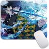 Anime Standard Mouse Pad Demon Slayer Gamer Mouse Mat Small Gaming Mousepad Travel Mouse Mats Non-Slip Office Mousemats