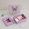 Ins Style Girl DIY Hand Account Sticker Goo Card Storage Box Student Desktop Finishing Star Card Storage Iron Box
