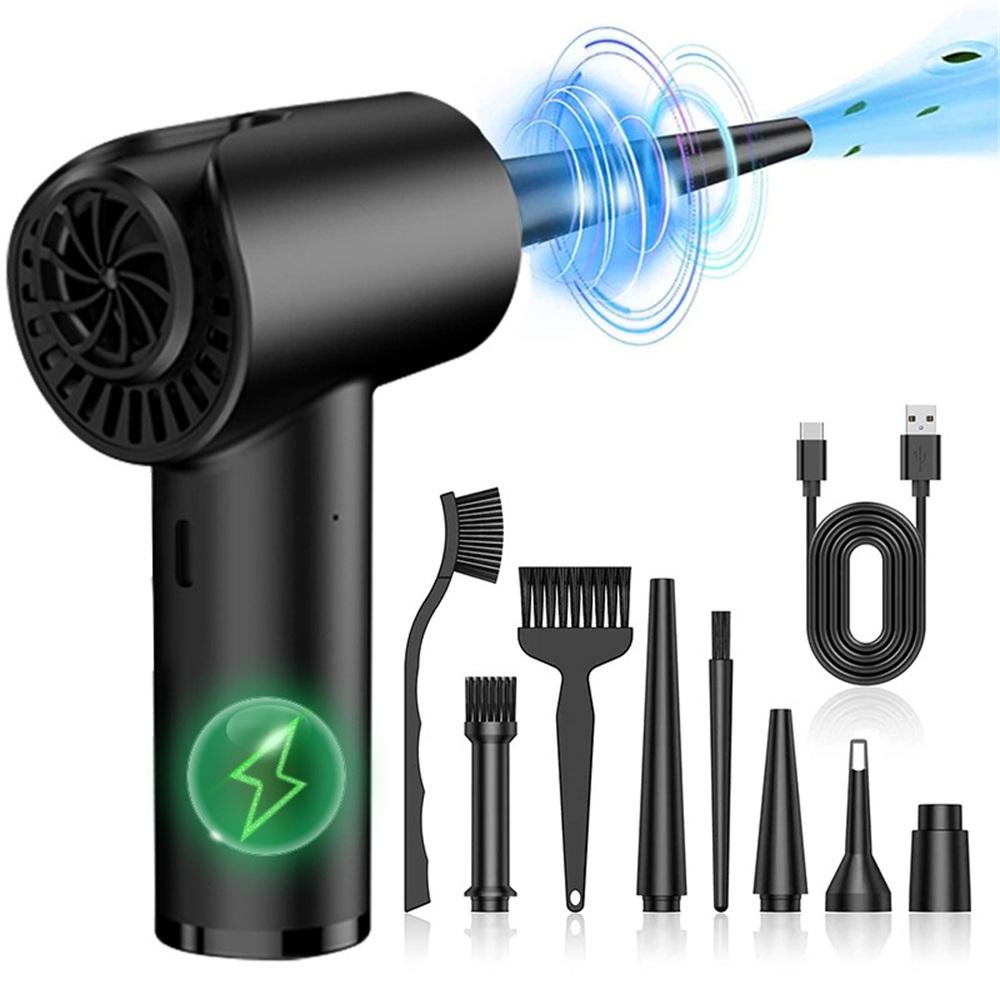 Protable Air Duster for Computer Cleaning 51000RPM Cordless Compressed Air Blower Car PC Computers Keyboard Cleaner Tools 68W