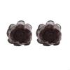 62KD 2 Piece Artificial Flower Curtain Tiebacks Metal Spring Clips for Window Drapes Drapery Holdbacks Clamps Room Decoration