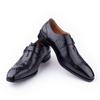 Fashion Luxury Men's Monk Strap Dress Shoes Genuine Crocodile Pattern Leather Loafers Wedding & Business Formal Shoes for Men Anti-Slip