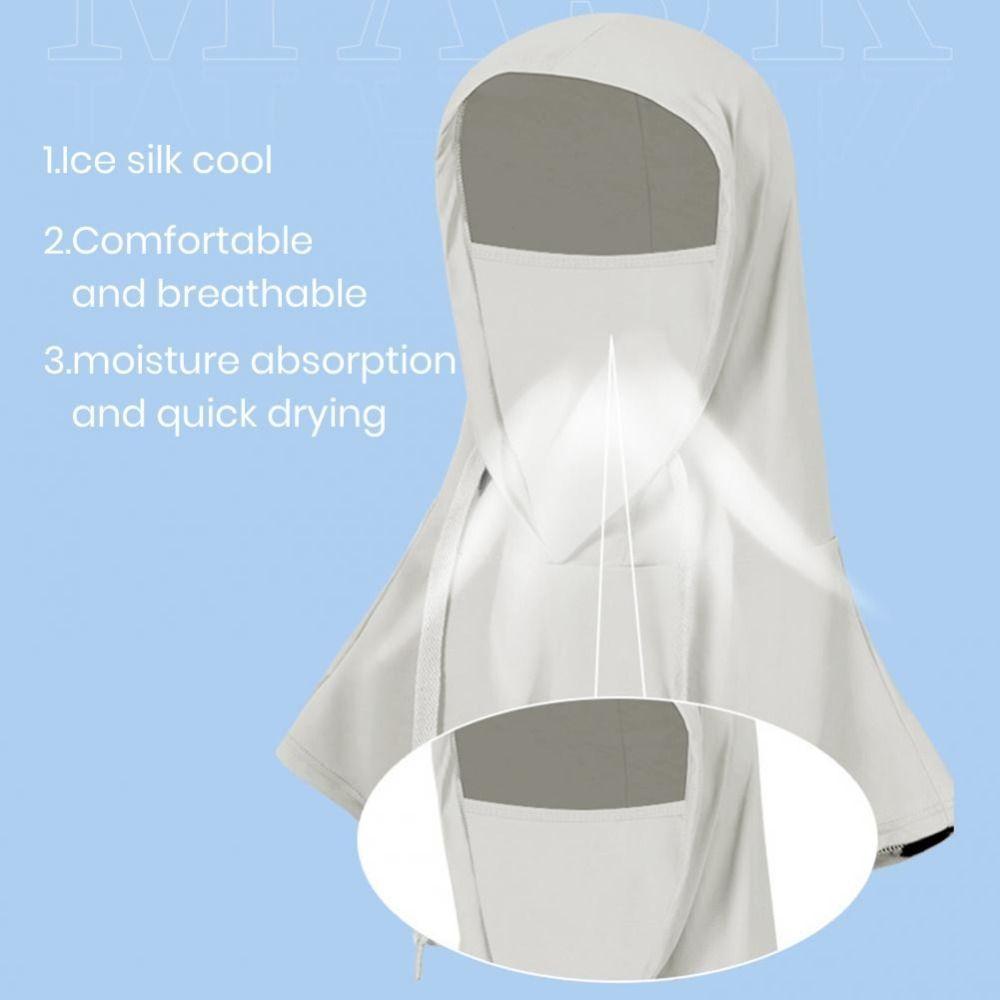 UV Protection Sun Hood Breathable Sunshade Hat Outdoor Neck Gaiter Men Women