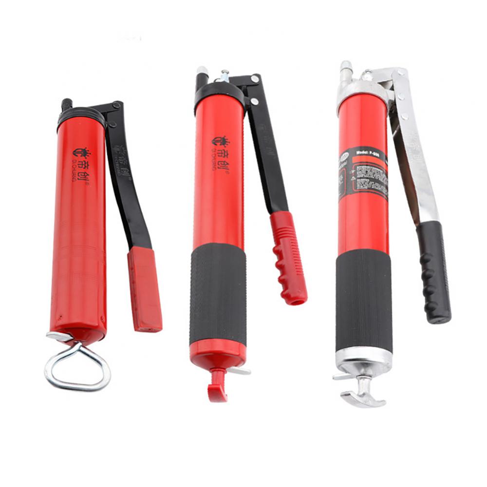 Double Zinc Pump Butter Gun Oiling Tool Dichuang Red Diamond Grease Gun Car Repair Oiling Tool Double Lever Manual