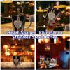 Heart-Shaped Crystal Rhinestone Stainless Steel Coffee Beer Mug with Handl