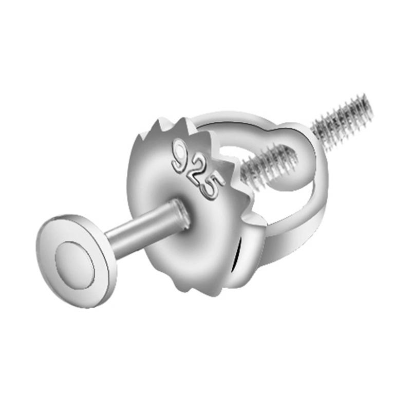 Stainless Steel Screwbacks Earring Backs Replacements for Posts Earring Backings Secure for Studs Hypoallergenic Locking