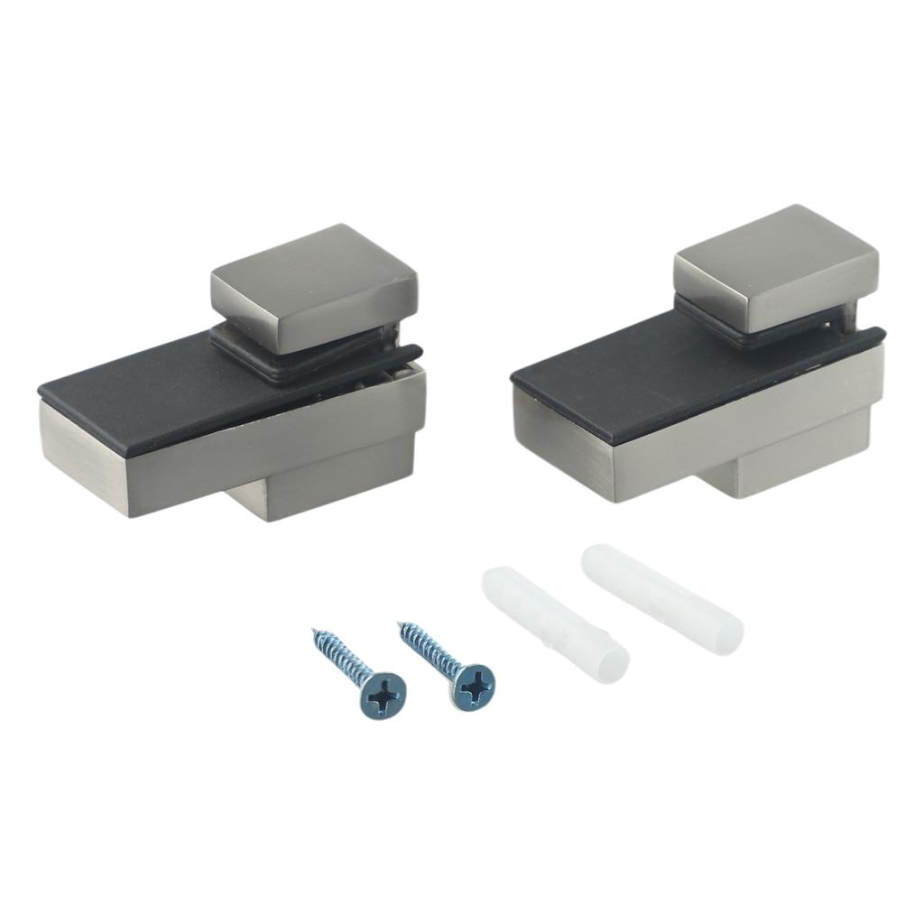 Klämmor Hyllkonsoler Tillbehör Justerbar Ersättning Rostfri Väggmonterad Zinklegering 2-pack Korrosionsskyddande