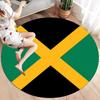 Flag Round Area Rug,Carpet Rug for Living Room Bedroom Sofa Playroom Decor,Non-slip Floor Mat