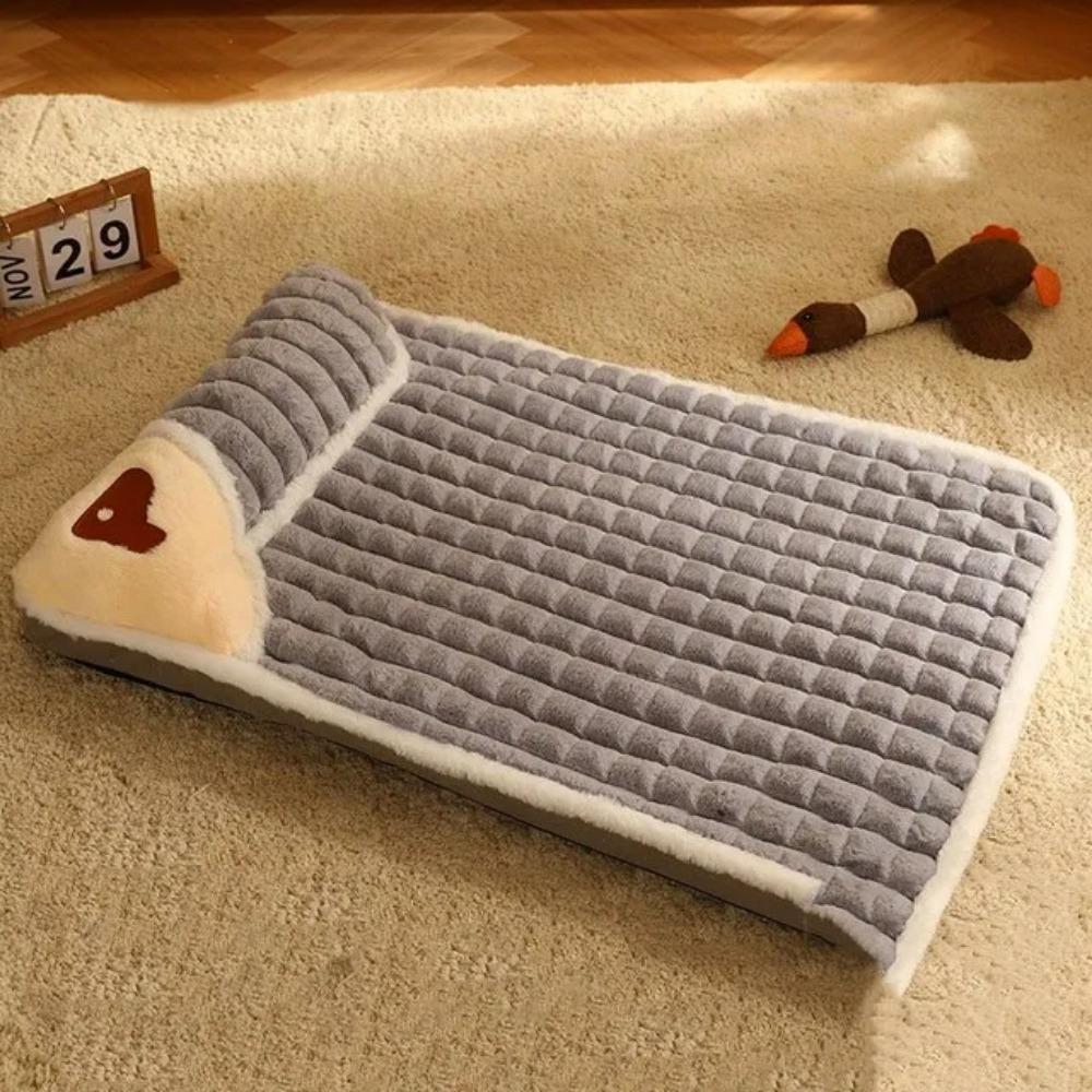 Kimpets Dog Mat Mat Dog Bed Luxury Sofa For Pet Fluff Sleeping Beds Four Seasons Thick Deep Sleep Cat Kennel Removable Washable