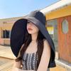 Summer Women's Sun Protection Sunshade UV Protection Hat Large Brim Face Covering Hat Face Mask Neck Protection Hat