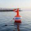 Bolla da Pesca Subacquea Alta Visibilità in PVC con Corda Galleggiante Bandiera Subacquea per Pescatori Subacquei, Subacquei, Mare,