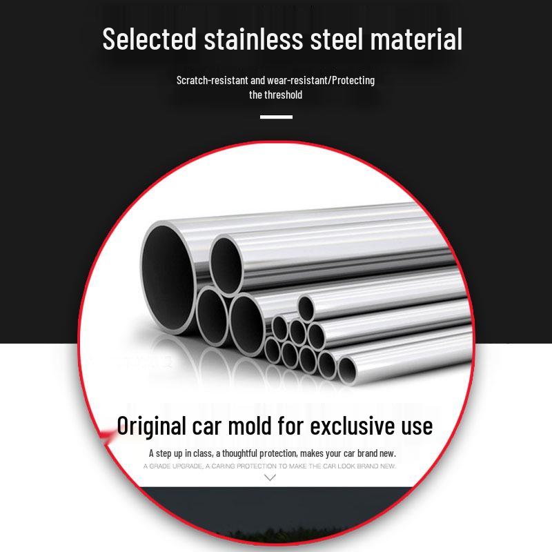 Stainless Steel Window & Door Edge Strips for Tesla Model 3 & Y Glass Modification