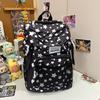 Rabbit Cute Star Bone Printed Student Backpack With Strap Decoration School For