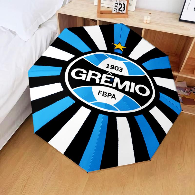1PC Grêmio FBPA Printed Umbrella Folding umbrella, automatic umbrella 8-Frame for Travel, camping Fan gifts Christmas Gifts