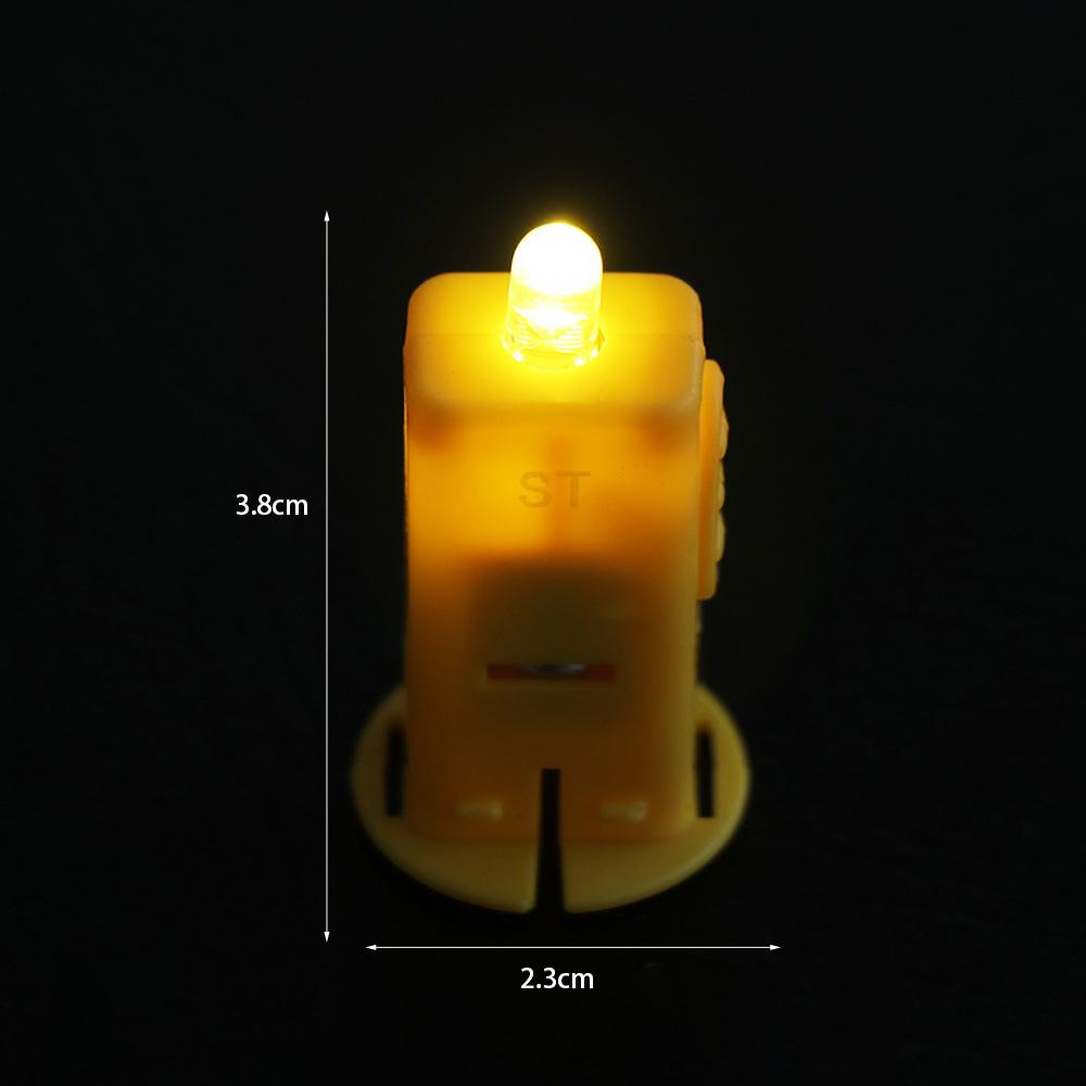 10pcs Electronic Light Lantern Light Built-in Lamp Wicks Lamp Lantern LED Wick  Party