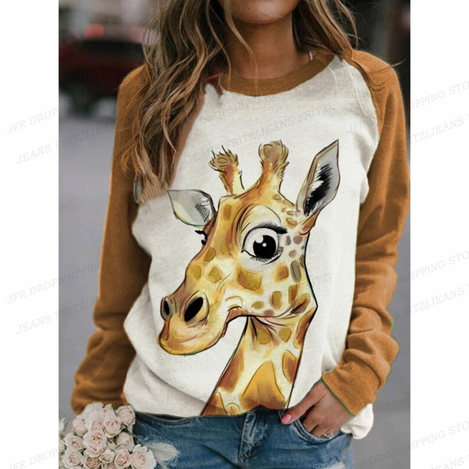 

Смешная толстовка с капюшоном «Цыпленок» с длинным рукавом и круглым вырезом Толстовка с капюшоном «Жираф» Толстовка с капюшоном «Kawaii» с капюшоном «Moletom» Осенние пальто 6XL