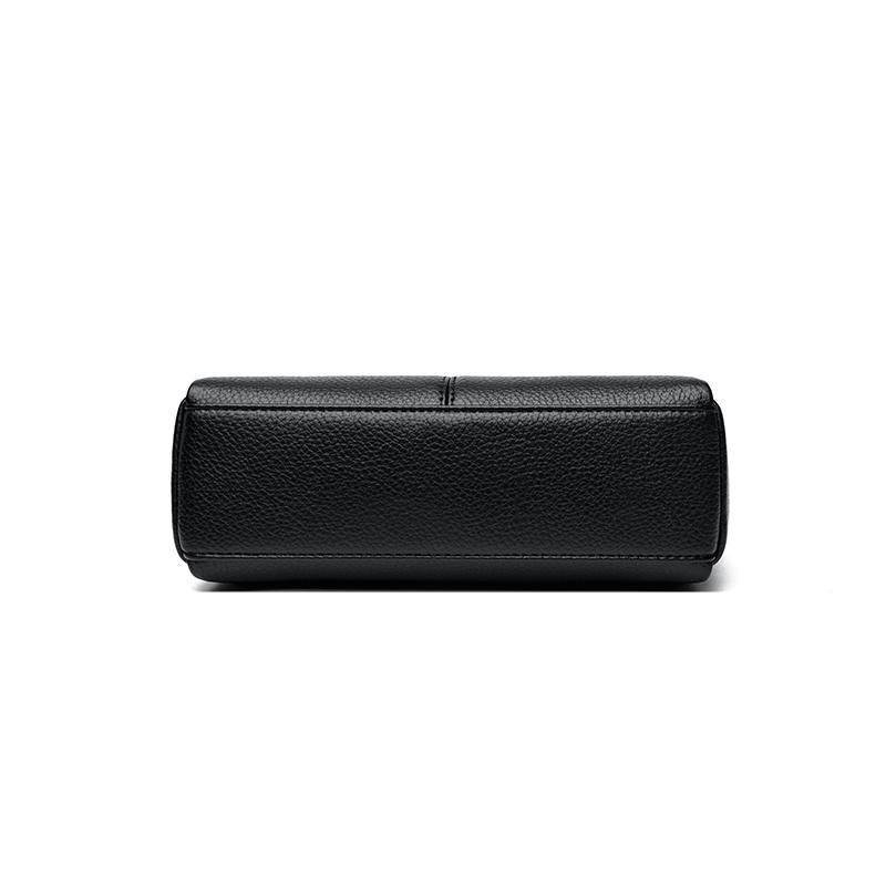 Elegant Women's Shoulder Bag with Unique Texture Design Stylish Soft Leather Handbag with Zipper Pockets Everyday Crossbody Bag