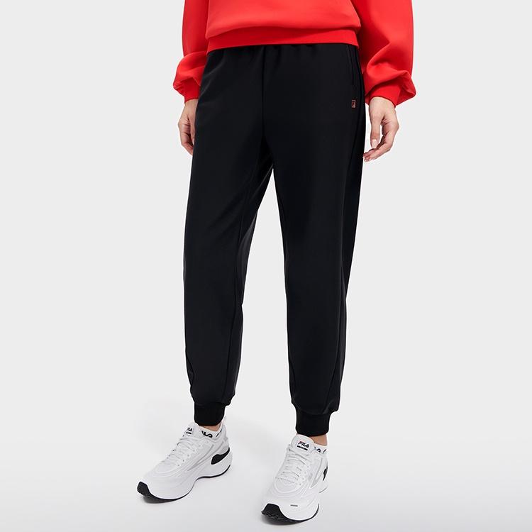 FILA Knitted Sweatpants Women's Pitch Black A11W311605F-BK