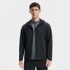 FILA Fitness Casual Classic Simple Comfortable Woven Zip-Up Hooded Jacket Men jackets A11M541709FBK
