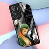 OneS P-ieceS Zoro Case for Samsung Galaxy S25 S10 S23 Plus S22 S8 S9 S20 FE S24 Ultra S21 Note 10 20 8 9 Phone Cover