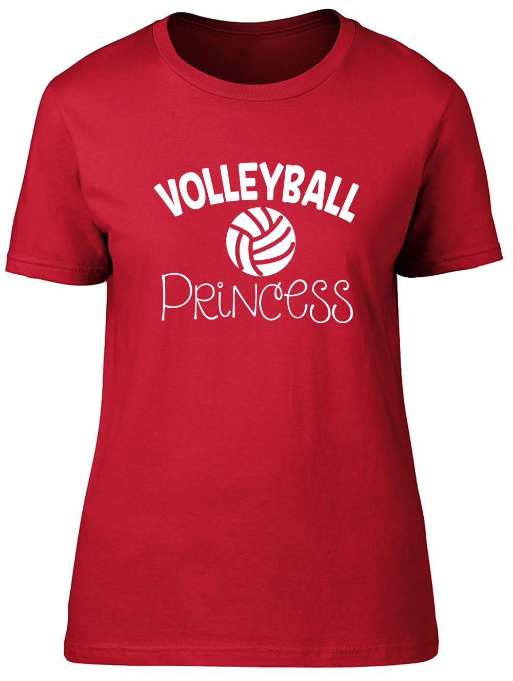 Volleyball Princess Fitted Unisexs Ladies T Shirt 2XL