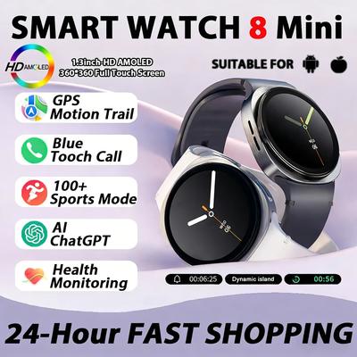 2025 Neue ChatGPT Smartwatch8 Klassisch Ultra HD Bildschirm GPS Kompass Bluetooth Anruf Wasserdichte Smartwatch Herren Damen Für Android ios