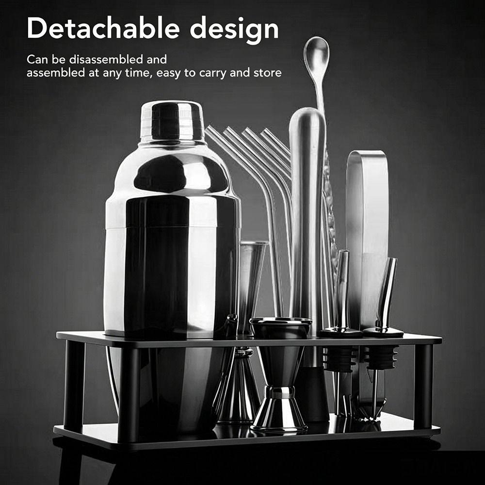 Detachable Tool Holder Durable Cocktail Shaker Stand Space Saving Bar Tool Stand  Hotel