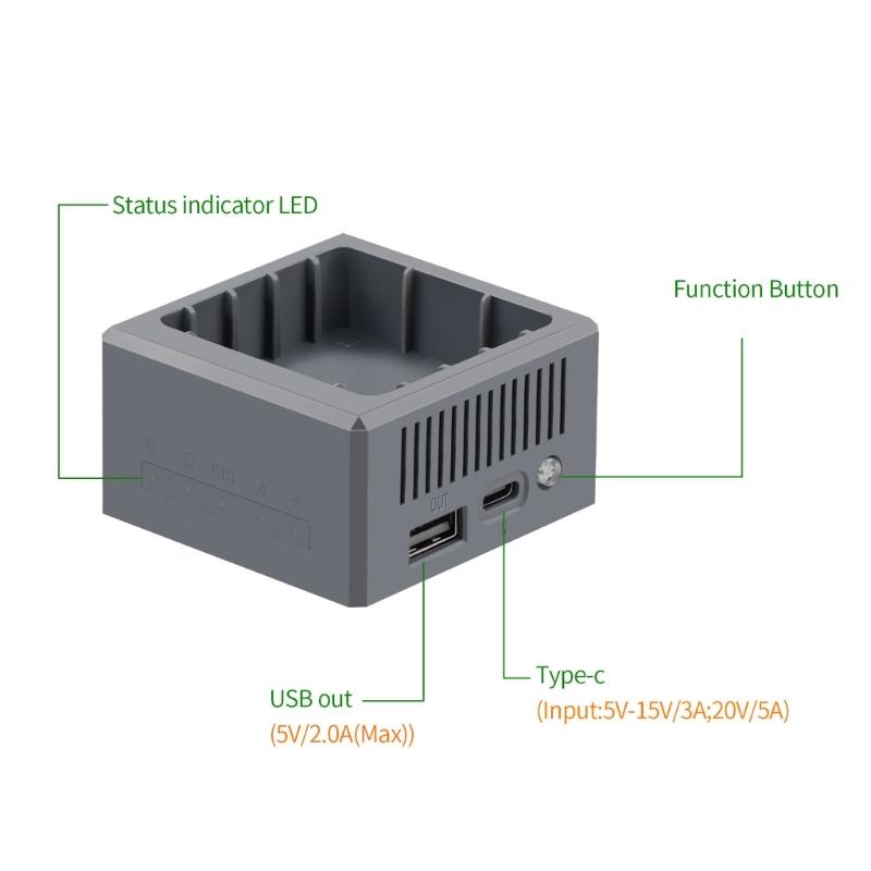 Fast Speed Drones Battery Chargers With Smartests Protections for 4 Outdoor Photography Plastic