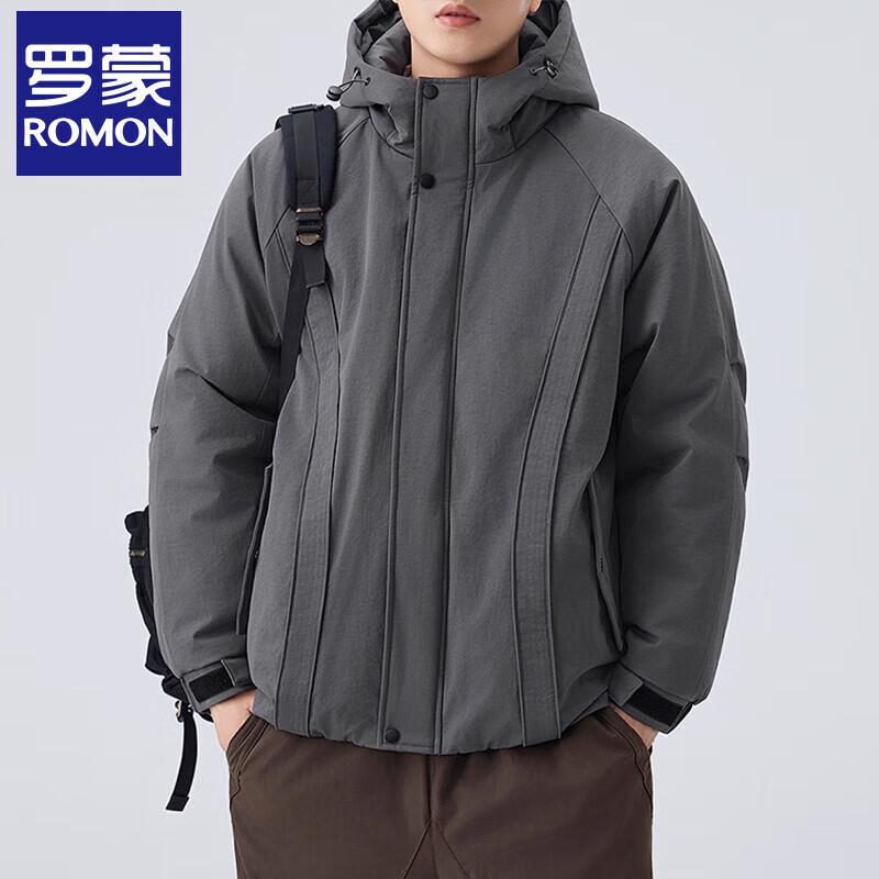 Luomeng Men's Hooded Winter Padded Jacket