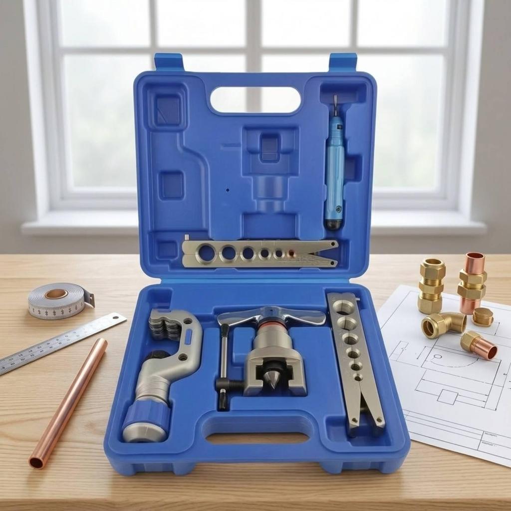 Flaring Tool Kit with Carry Case Compact Long-Lasting