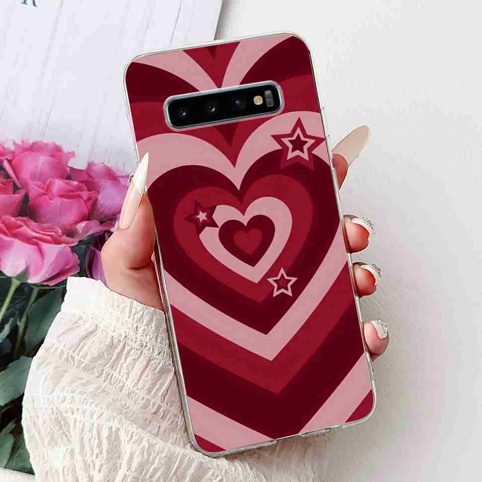 For Samsung Galaxy S10+ Case Fashion Design Soft Silicone TPU Back Cover For Samsung s10+ S10 Plus Butterfly Rose Phone Shell