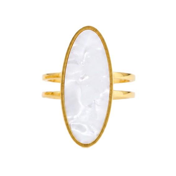 Women's Retro Stainless Steel Geometric Ring Set - Versatile, High-End Design Jewelry