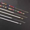 Sexy Choker Iced Out Tennis Chain Necklace For Women Luxury Cubic Zirconia Crystal Short Hiphop Neck Accessories Jewelry OHN016