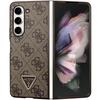 Hülle für Samsung Galaxy Z Fold5 Guess Leder 4G Strass Braun