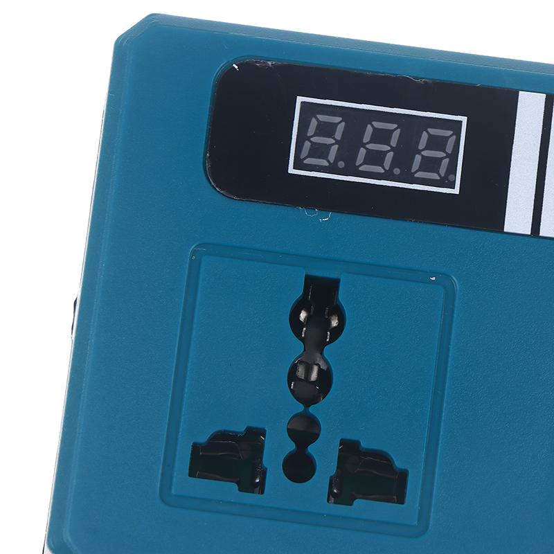 1Pcs Dc21V To 220V Ac Converter Lithium Battery Inverter Portable Power Supply For Outdoor Activities With Dual Usb Ports