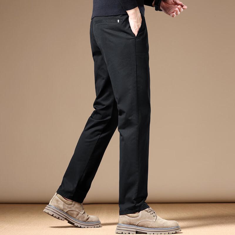 Jeep Men's Straight-Leg Business Casual Trousers