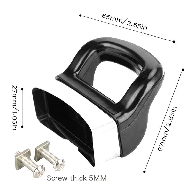 

2PCS Side Handles Bakelite Pot Ears Replace Anti-scalding Pot Handle For Steamer Cookware Kitchen Accessories Outdoor Tableware