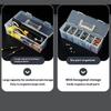 Removable Compartment Tool Storage Box Multifunctional Hardware Organizer Compact Portable Case for Home Garage Car