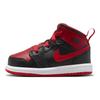 Air Jordan 1 Mid TD Alternate Bred Baby Sneakers Black White Fire-Red DQ8425-060