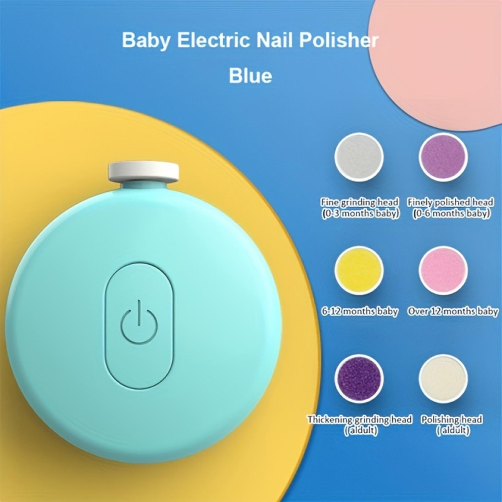 Electric Baby Nail Polish Remover Battery Model Without Battery One Size синий