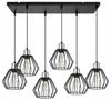 Luminária Pendente, Lustre de Teto, Cúpula de Arame, Led