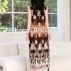 Women's Plus Size Sleeveless Boho Printed Long Dress – Casual Summer Dress (XL-5XL)